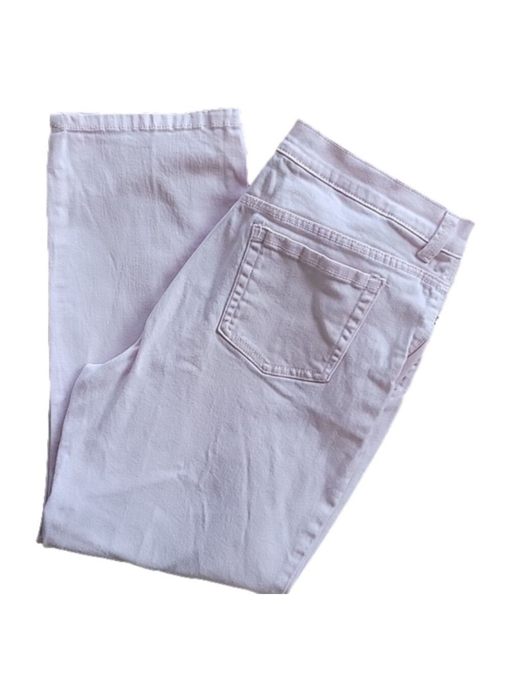 Gloria Vanderbilt Pastel Pink Amanda Jeans Size 16 Petite EUC